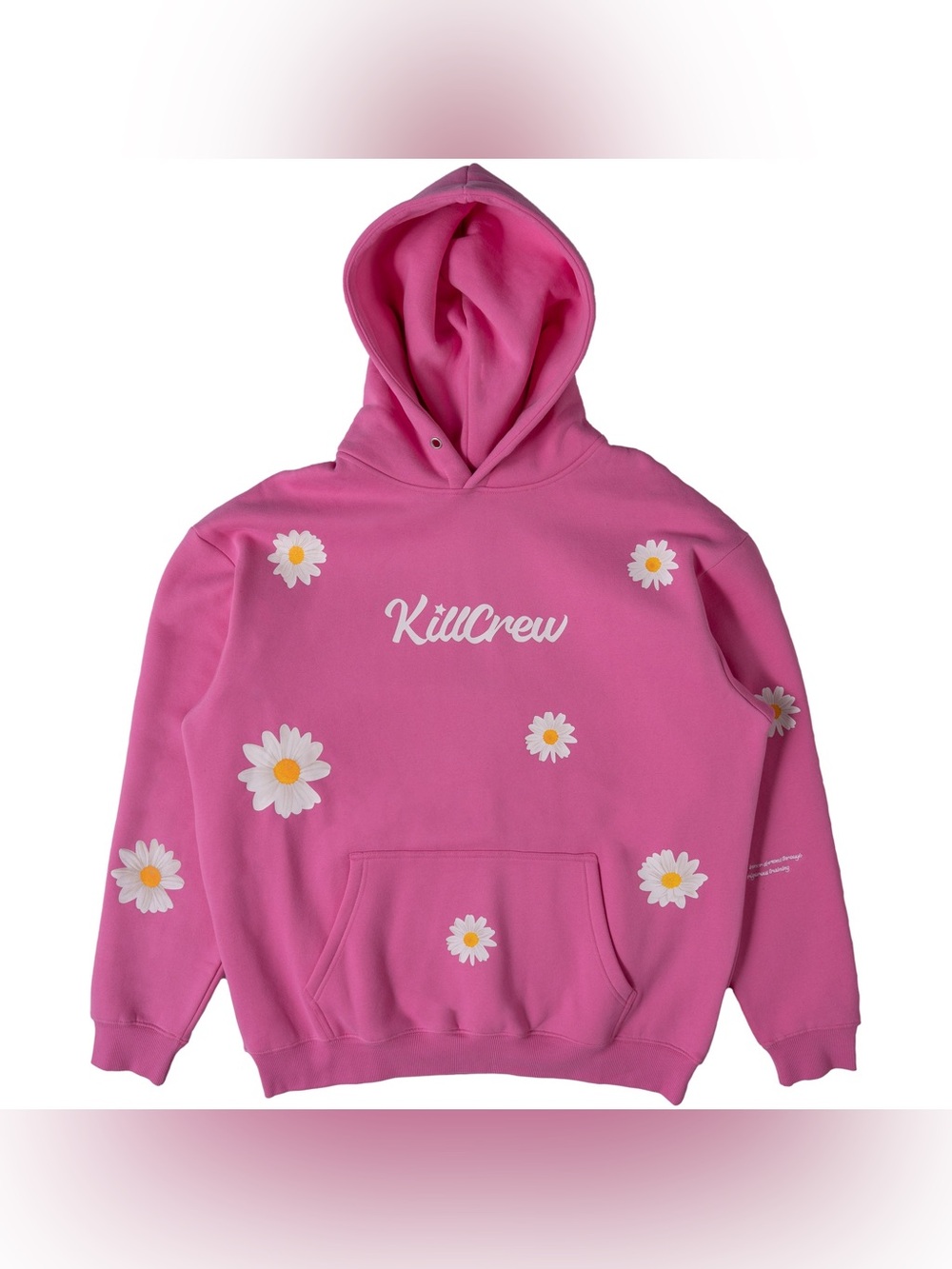 OVERSIZED LUX "DAISY" HOODIE - PINK Kill Crew size L